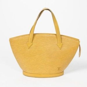 LOUIS VUITTON YELLOW EPI ST. JACQUES HANDBAG -
